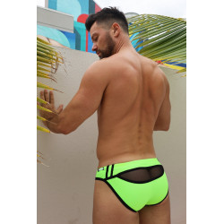 Breedwell Slip de bain Expose Swim Vert neon